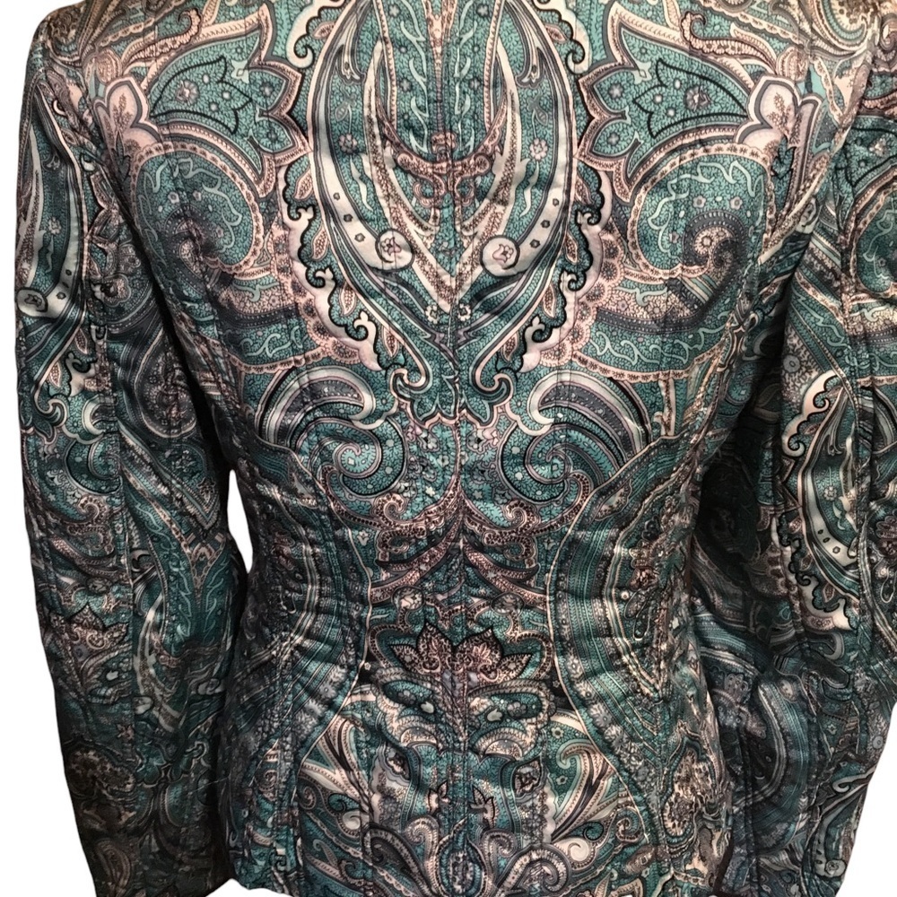Escada Paisley Quilted Jacket - Picture 3 of 8